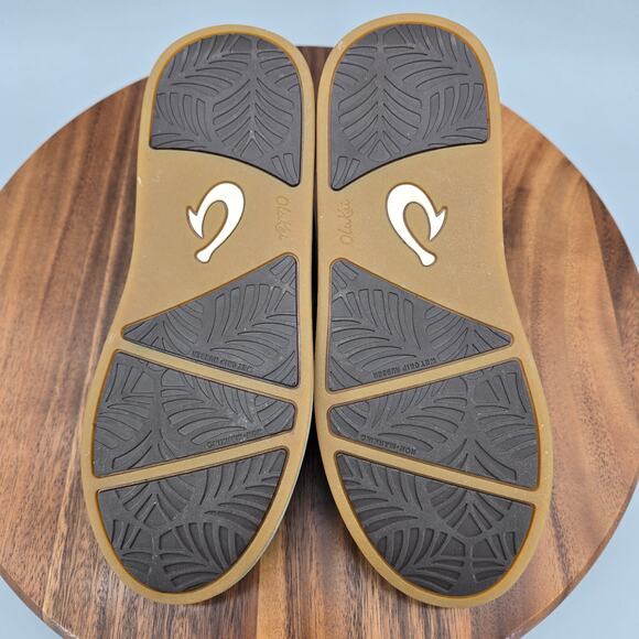 OluKai Shoes Women's 7.5 Green Ki'ihele Slip On Low Top Casual Comfort Sneakers - Picture 7 of 8